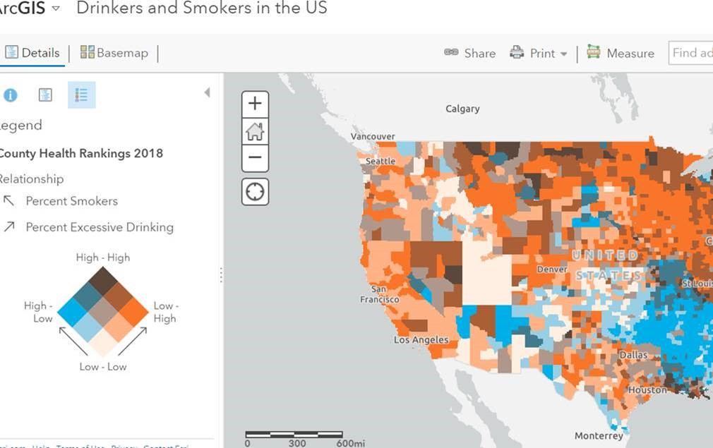 Smoking Map 
